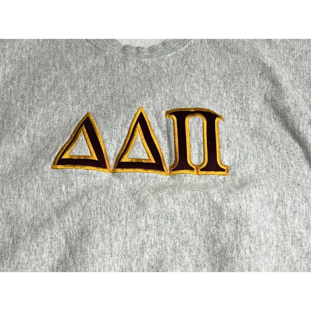 Vintage Lambda Lambda Po Crewneck Sweatshirt USA Made Size XXL Reverse Weave - Picture 3 of 7
